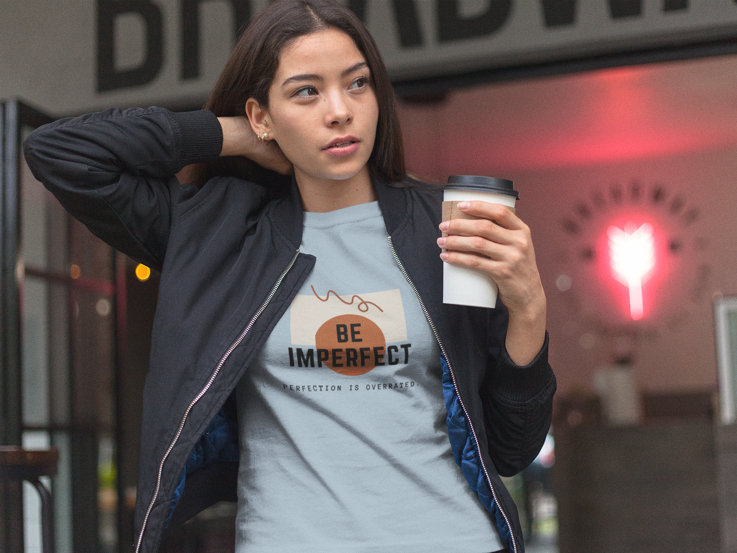 Be Imperfect T-Shirt, Motivational Quote Tee, Perfection is Overrated Unisex Shirt, Casual Inspirational Clothing, Gift Idea