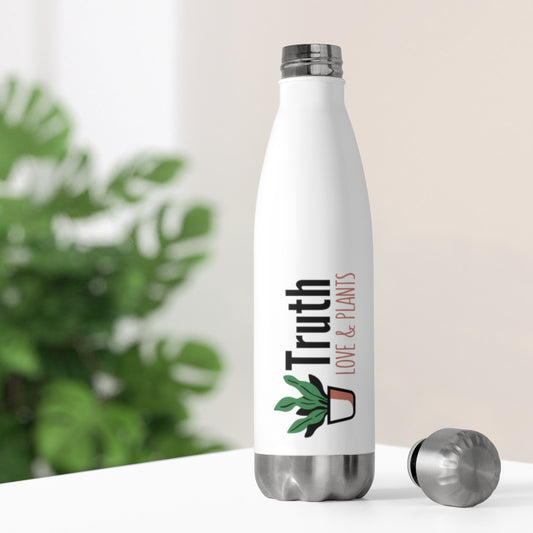 Stainless Steel Water Bottle "Truth" - Insulated Bottle, Eco-Friendly, Reusable, Travel, Gym, Office, Unique Typography Design