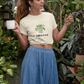 Plant Mom T-Shirt, Graphic Tee for Plant Lovers, Cute Botanical Shirt, Women's Casual Gardening Top, I Choose to be a Plant Mom Tee