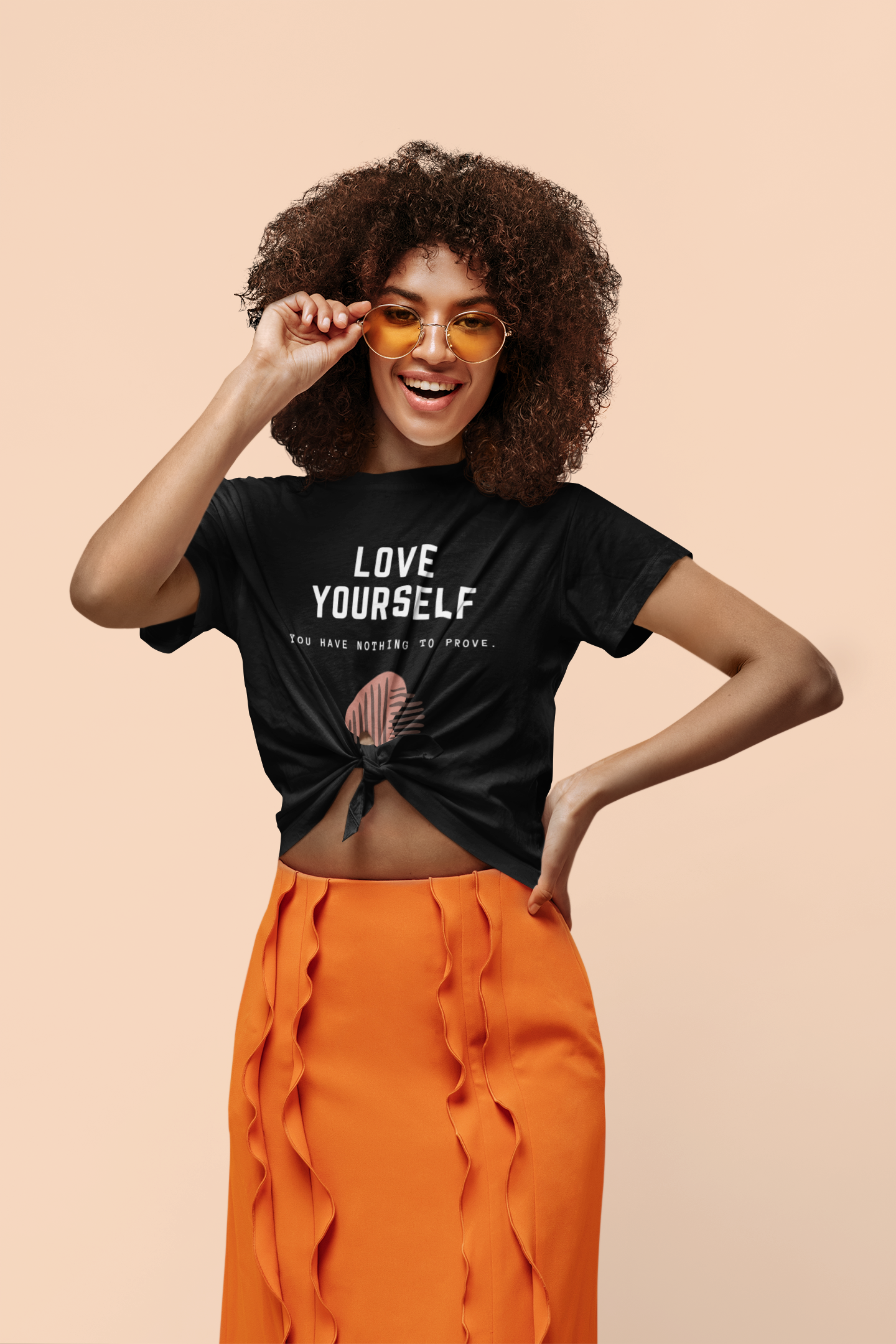 Inspirational Love Yourself T-Shirt, Positive Message Comfy Tee, Self Love Graphic Shirt, Unisex Apparel, Trendy Motivational Clothing