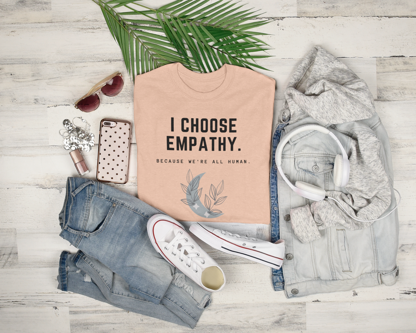 Empathy Quote Unisex T-Shirt, Inspirational Message, Positive Vibes Tee, Human Kindness Graphic Shirt, Casual Wear Top