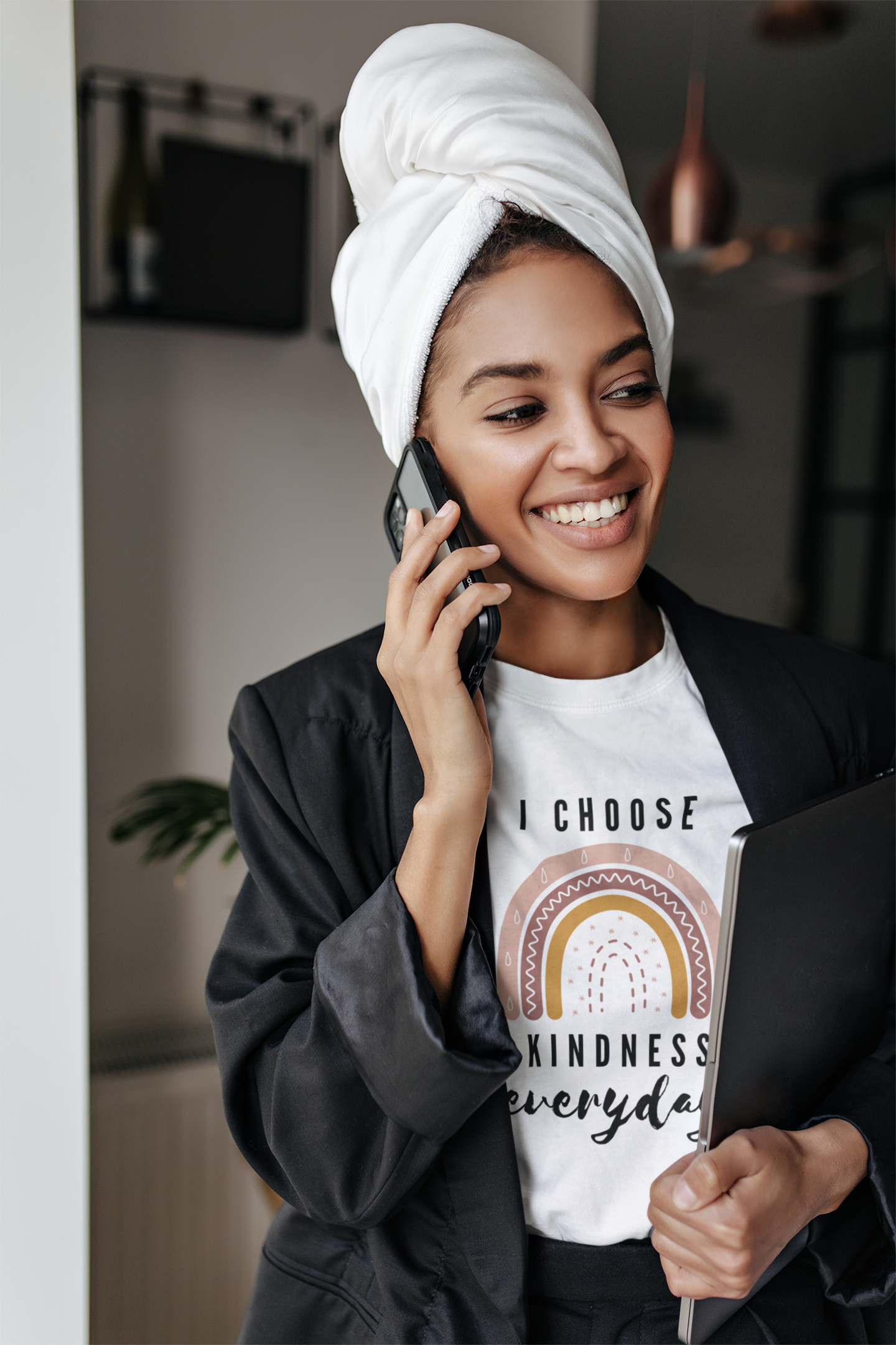 Inspirational Rainbow T-Shirt, I Choose Kindness Everyday, Positivity Graphic Tee, Unisex Comfortable Cotton Shirt, Gift Idea