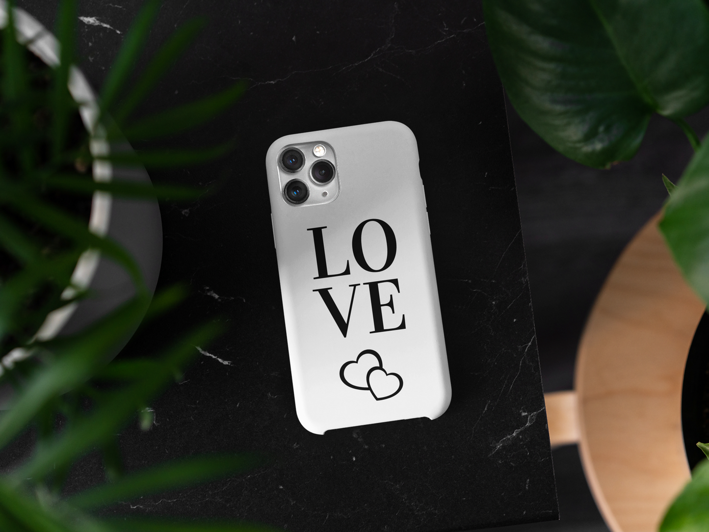 Modern Love Typography Phone Case, Minimalist Art Design, Trendy Couple Gift, Urban Chic Mobile Cover, Multiple Models